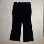 Clifford & Wills Black Velvet Wide Leg Pants Womens Plus Size 2X High Rise Photo 3
