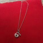 Lock and key silver necklace Photo 1