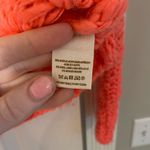 Free People Hot‎ Toddie Coral Chunky Knit Sweater Photo 2