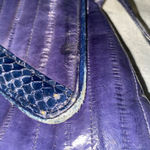 Women's Gift Land black Eel Skin Shoulder Bag Photo 2