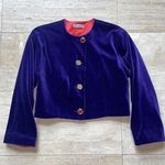 Guy Laroche Purple velvet Blazer Vintage Beauty size‎ 12 Photo 0