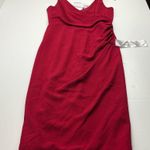 Dress the Population  Anita Crepe Cocktail Dress Women Size Medium Garnet Red NEW Photo 2