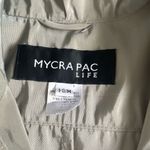 Mycra Pac Life Jacket Womens Small Medium Hooded Beige Rain Coat Long Gray Photo 2