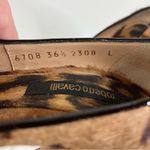 Roberto Cavalli  Leopard Print Calf Hair Heels Size 36 1/2 Photo 7