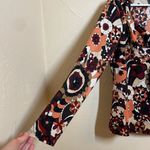 Retro Boho Floral Print 70s style top size XL Photo 5