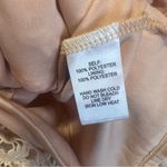 Lulus  pale blush lace crotchet ruffle mini sleeveless dress Photo 5