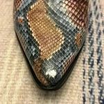 A Rider Girl Snake Print Ankle Boots Size 7 Photo 5