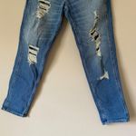 Hollister Medium Wash Low Rise Crop Boyfriend  Vintage Stretch Denim Jean Photo 1