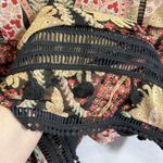 Anthropologie  Ranna Gill Joss Kimono Dress Mini Paisley Boho Festival Size 4 Photo 13