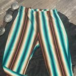 Bluheaven Bohemian Striped Knit Flared Western Pants Bootcut and Flare Leg Size L Photo 1
