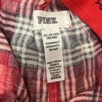 PINK - Victoria's Secret Pink Red Plaid Boxy Pajama Shorts Photo 5