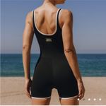 Daily Drills Black and White GO! PLAYSUIT WITH PIPING Size XS Photo 1