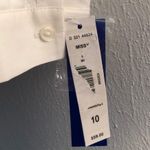 Peter Nygard Blouse White V Neck Twist Front Long Sleeve Sz 10 NWT Professional Photo 11