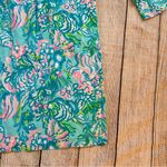 Lilly Pulitzer Azita Tunic Dress Blue Ibiza Floral Print Size Small Beach Travel Photo 11