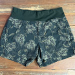 Athleta Trekkie North Floral Print Pull On Athletic Shorts PFF 50+ ~ Size 4 💚🍄 Photo 0