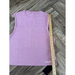 Alphalete  Women's Heavy Cotton Cut Off - Pastel Pink , Size Large Photo 7