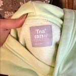Aritzia  TNA Light Green Cozy AF Fleece Hoodie Photo 2