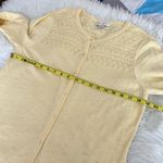 Christopher & Banks  2 Piece Sweater Set Women’s Size Large Light Yellow Photo 8