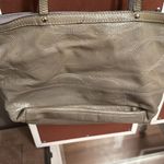Coach Taupe Patent Leather Purse Photo 6
