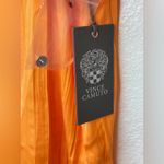 Vince Camuto  NWT Vibrant Orange Fizz Pleated Blouse Size‎ XXL Photo 9