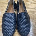 Nisolo Flats Women's 8 Black Leather Slip On Braided Low Top Round Toe Loafer S8 Photo 0