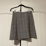 Babaton  Gray Plaid A-Line Skirt Photo 1