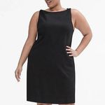 MM.LaFleur M.M.LaFleur The Lydia Dress Textured Ponte Cinder Grey Knee Length Size 16 NWT Photo 0