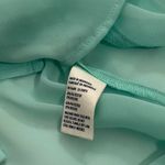 American Eagle America Eagle Outfitters Womens Size M Medium Sheer Button Up Green Shirt Photo 5