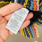 Madewell Tie-Shoulder Tank Top in Rainbow Crochet Sz Small Photo 4