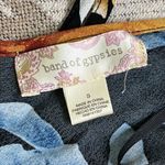 Band of Gypsies  No Woman No Cry Maxi Dress Faux Wrap LS Hi Lo Ruffle Hem,size S Photo 12