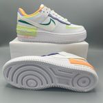 Nike AIR FORCE 1 SHADOW CASUAL SHOES MULTI-COLOR/WHITE Size 8.5 Photo 14