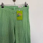 Elsie & Fred NWT  Green Sparkle Flare Pants Small Photo 1