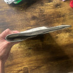 Rebecca Minkoff  Leo Leather Marble Grey Envelope Clutch Photo 7