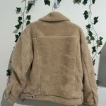 Free People Heavy Teddy Bear Tan Swing Jacket Coat Size M Photo 1