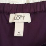 Loft purple tiered ruffle tank with satin bow tie Photo 3