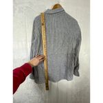 Artisan NY  Button Up Large Blue White Striped Linen Long Sleeve Coastal Photo 10