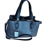 Guess Signature Monogram Y2K Black Satchel Handbag Adjustable Strap NWT READ Photo 2