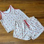 POP Fit x Cheek Boss Cherry Patterned Pajama/Lounge Set, Large Pink Photo 0