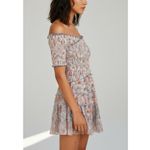 Poupette St. Barth  Soledad Mini Dress, Aqua Dalia, Medium Photo 1