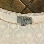 Joseph A . White Cuffed Short Sleeve Blouse Size 1X Photo 8