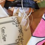 Coeur DE Vague Retro 60’s Flowers Overalls NWT!! Yellow Size M Photo 1