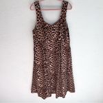 Torrid  Leopard Print Scuba Dress w/ Pockets Sweetheart Neck Sz 3 Photo 4