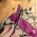 Coach  F21905 Signature Pink Stripe Crossbody Bag Photo 5