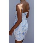 Selfie Leslie  Indi Luxe Euro Trip Wrap Mini Dress in Nautical White Sz. L Photo 1