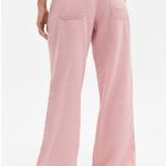 Urban Outfitters  BDG  Linen Blend Pants 5 Pocket Pink New SZ L Photo 1