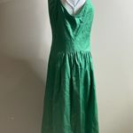 Misook  XS square neck midi dress emerald green Photo 12