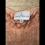 Belle France Mohair Blend Sweater with Mesh open knit‎ lined Size M Size M Photo 1