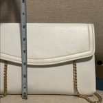 Vintage White Leather Shoulder/Crossbody Purse Photo 11