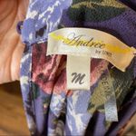 Andrée Andree Purple Blossom Floral Blouse Photo 6