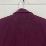 Casual Corner Size 6 Wool Purple Zip Up Jacket with Pockets Photo 7
